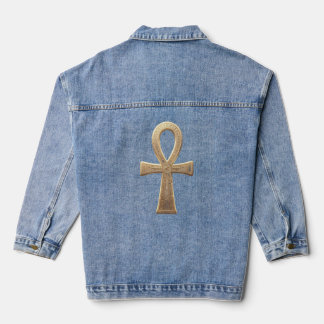 Ankh Symbol Bedeutung – Schlüssel des Lebens Jeansjacke