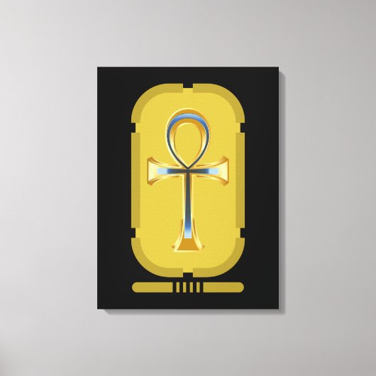 Ankh Symbol Canvas Print Leinwanddruck (Vorderseite)