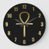 Ankh-Symbol Große Wanduhr (Vorderseite)