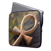 Ankh-Symbol Laptopschutzhülle (Vorderseite Links)