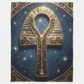 Ankh Symbol Meaning – Key of Life´10 Fleecedecke (Vorderseite)