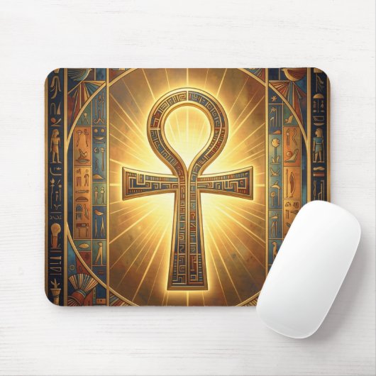 Ankh Symbol Meaning – Key of Life´7 Mousepad (Mit Mouse)