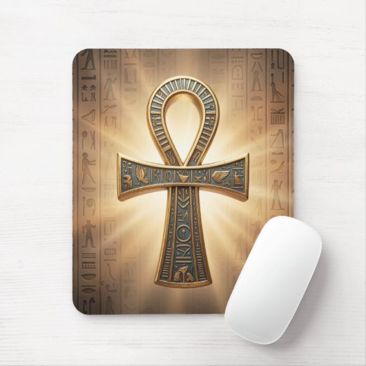 Ankh Symbol Meaning – Key of Life´9 Mousepad (Mit Mouse)