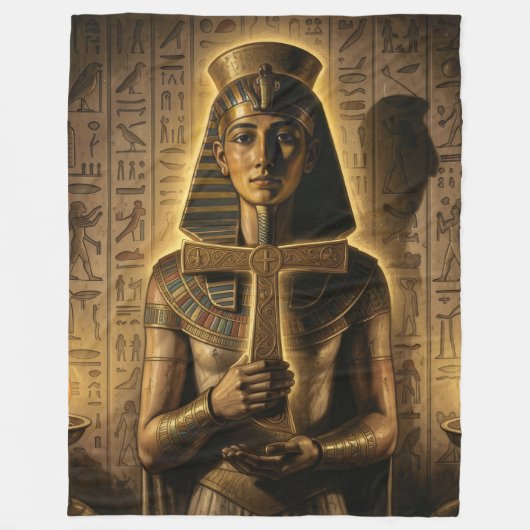 Ankh Symbol Meaning – Key of Life Fleecedecke (Vorderseite)