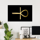 Ankh-Symbol Poster (Heimbüro)