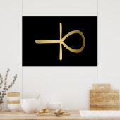 Ankh-Symbol Poster (Küche)