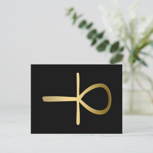 Ankh-Symbol Postkarte (Stehend Vorderseite)