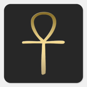 Ankh-Symbol Quadratischer Aufkleber