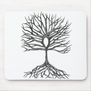 Ankh Tree of LIfe Design Mousepad