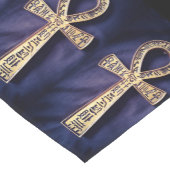 Ankh und ägyptische Hieroglyphen Kurzer Tischläufer (Ecke)