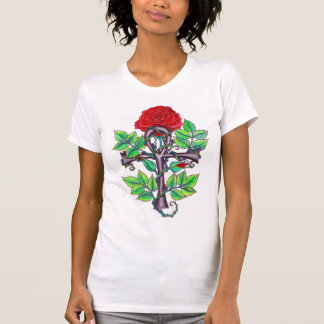 Ankh und Rosen-T - Shirt