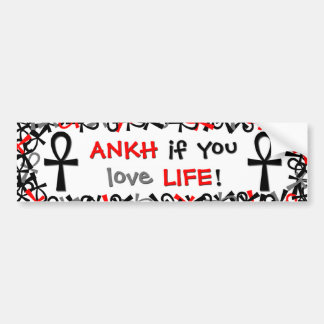 Ankh wenn Sie Liebe-Leben Autoaufkleber