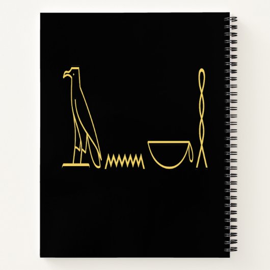 Ankh Wisdom Notebook Hardcover Notizblock (Rückseite)