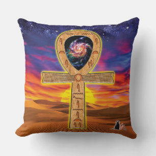 Ankh-Wurfkissen Kissen