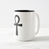 Ankh Zweifarbige Tasse (VorderseiteRechts)