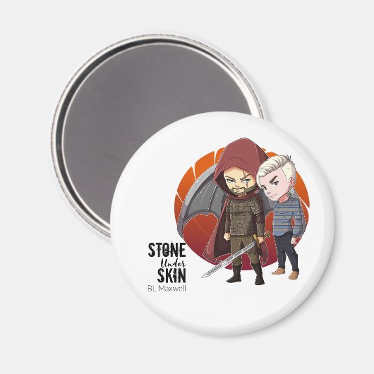 Ankit und Ethan von Stone Under Skin Magnet (Vorderseite/Rückseite)