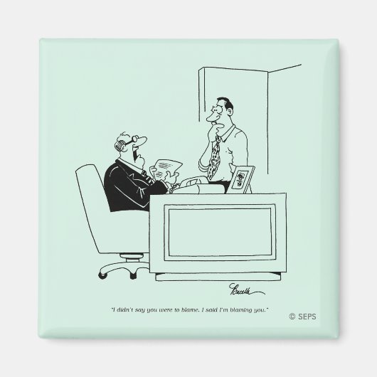 Anklage am Büro Magnet (Vorne)