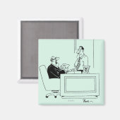 Anklage am Büro Magnet (Vorderseite/Rückseite)