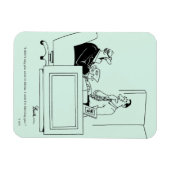 Anklage am Büro Magnet (Horizontal)