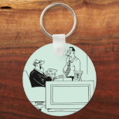 Anklage am Büro Schlüsselanhänger (Vorderseite)