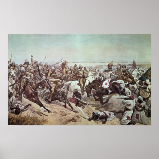 Anklage der 21. Lancers bei Omdurman 2 Poster (Vorne)