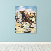 Anklage der 21. Lancers bei Omdurman Leinwanddruck (Insitu (Holzboden))