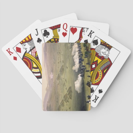 Anklage der Light Cavalry Brigade, 25. Oktober Spielkarten (Rückseite)