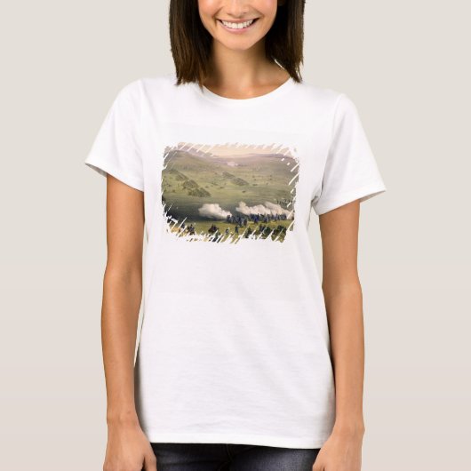 Anklage der Light Cavalry Brigade, 25. Oktober T-Shirt (Vorderseite)