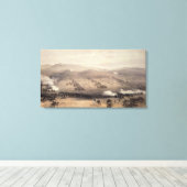 Anklage der Light Cavalry Brigade Leinwanddruck (Insitu (Holzboden))