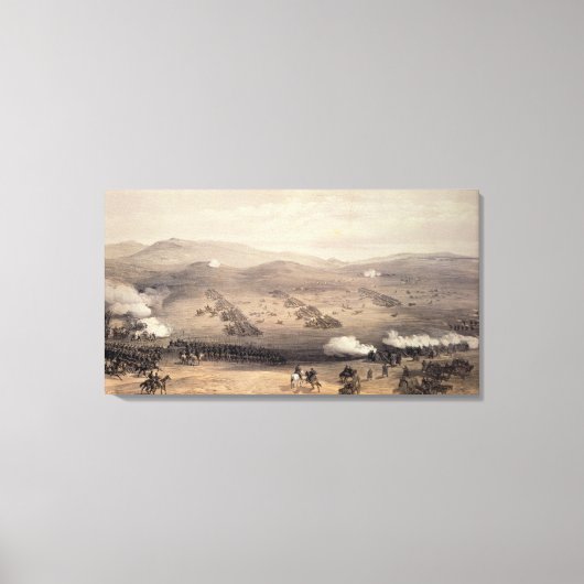 Anklage der Light Cavalry Brigade Leinwanddruck (Vorderseite)