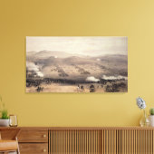 Anklage der Light Cavalry Brigade Leinwanddruck (Insitu (Wohnzimmer))