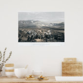 Anklage der schweren Kavalleriebrigade Poster (Küche)