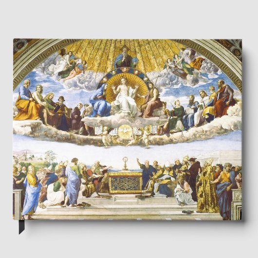 Anklage des Heiligen Sakraments durch Raphael Gästebuch (Vorderseite)