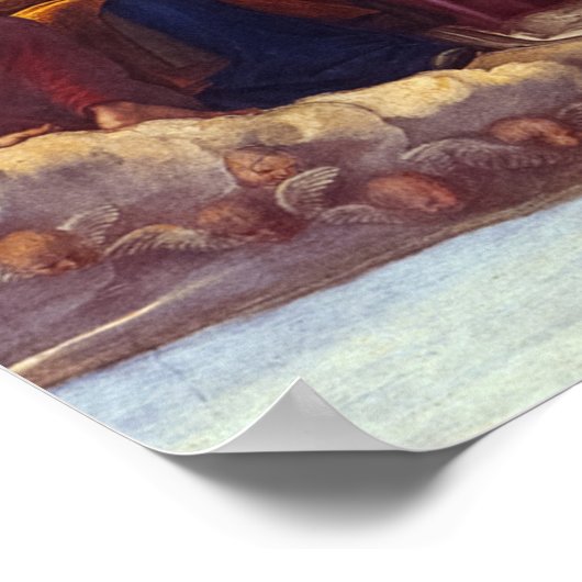 Anklage des Heiligen Sakraments durch Raphael Poster (Ecke)