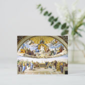 Anklage des Heiligen Sakraments durch Raphael Postkarte (Stehend Vorderseite)