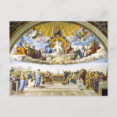 Anklage des Heiligen Sakraments durch Raphael Postkarte (Vorderseite)