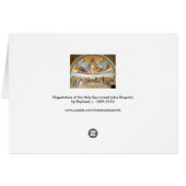 Anklage des Heiligen Sakraments, Raphael Sanzio (Rückseite Horizontal)