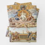 Anklage des Heiligen Sakraments, Raphael Sanzio Geschenkpapier Set (Beispiel)