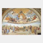 Anklage des Heiligen Sakraments, Raphael Sanzio Geschenkpapier Set (Vorderseite)
