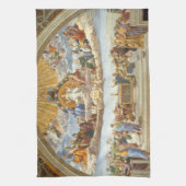 Anklage des Heiligen Sakraments, Raphael Sanzio Geschirrtuch (Vertikal)