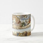 Anklage des Heiligen Sakraments, Raphael Sanzio Kaffeetasse (VorderseiteRechts)