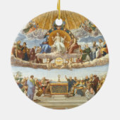 Anklage des Heiligen Sakraments, Raphael Sanzio Keramik Ornament (Hinten)