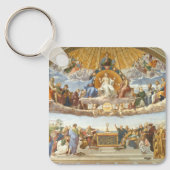 Anklage des Heiligen Sakraments, Raphael Sanzio Schlüsselanhänger (Vorderseite)