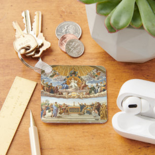 Anklage des Heiligen Sakraments, Raphael Sanzio Schlüsselanhänger