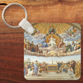 Anklage des Heiligen Sakraments, Raphael Sanzio Schlüsselanhänger (Vorderseite)