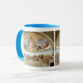 Anklage des Heiligen Sakraments, Raphael Sanzio Tasse (Vorderseite Links)
