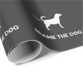 Anklage für den Hund - Funny Funny Hund Furz Witze Geschenkpapier (Rolleneckpunkt)