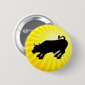 Anklage gegen Black Bull an der Wall Street Button (Vorne & Hinten)
