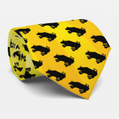 Anklage gegen Black Bull an der Wall Street Krawatte (Gerollt)