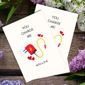 Anklage mich mit Liebe Funny Freund Valentine Kart Einladung